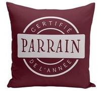 Fabulous Coussin rouge Certifié Parrain de l'Année 2 [40x40 cm] Rouge G