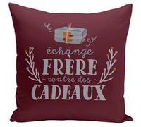 Fabulous Coussin rouge Échange Frère contre cadeaux [40x40 cm] Rouge G