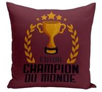 Fabulous Coussin rouge Futur Champion du Monde [40x40 cm] Rouge G
