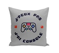 Fabulous Coussin Taie 40 x 40 cm J'Peux Pas J'Ai Console Jeux Vidéo Gaming