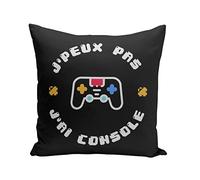 Fabulous Coussin Taie 40 x 40 cm J'Peux Pas J'Ai Console Jeux Vidéo Gaming