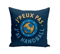 Fabulous Coussin Taie 40 x 40 cm J'Peux Pas J'Ai Handball France Sport