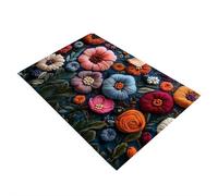 Fabulous Flowers Paillasson d'entrée d'intérieur 2026 nouveau décor bienvenu, tapis antidérapant pour la maison/salle de bain/cuisine/intérieur, 40 x 60 cm