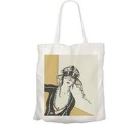Fabulous Grand sac pour shopping Art Deco Voile Dame Blanc G