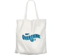 Fabulous Grand sac pour shopping Don't Overthink It Blanc G