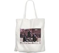 Fabulous Grand sac pour shopping The King Stays The King The Wire Blanc G