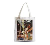 Fabulous Grand Sac Shopping Plage Etudiant Art Deco Foire de Paris Affiche Ancienne Vintage 1925