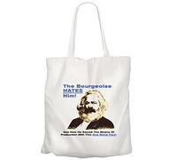 Fabulous Grand Sac Shopping Plage Etudiant Bourgeoise Karl Marx Meme Collage Vintage Illustration Art Humour Parodie