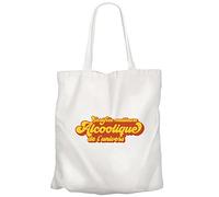 Fabulous Grand Sac Shopping Plage Etudiant Certifiée meilleure Alcoolique de l'univers Boisson Alcool Apéro Biere Vin Fete