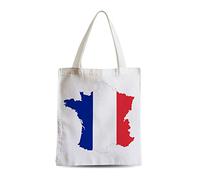 Fabulous Grand Sac Shopping Plage Etudiant Drapeau Carte France Football Sport Equipe National USA