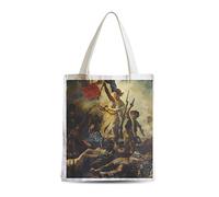 Fabulous Grand Sac Shopping Plage Etudiant Eugene Delacroix La Liberte Guidant le Peuple Revolution