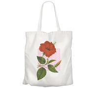 Fabulous Grand Sac Shopping Plage Etudiant Hibiscus Plante Botanique Collage Nature Fleurs Vintage Illustration Retro Zoomer