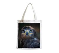Fabulous Grand Sac Shopping Plage Etudiant Portrait Belle Aigle Brun Oiseau de Proie Animal Sauvage