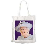 Fabulous Grand Sac Shopping Plage Etudiant Queen Elisabeth II Vetements Gris Reine d'Angleterre