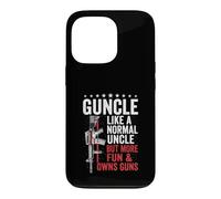 Fabulous Guncle Guns LGTBQ New Baby Gay Oncle Rainbow Coque pour iPhone 13 Pro