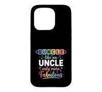 Fabulous Guncle LGTBQ Oncle Gay Rainbow Coque pour iPhone 15 Pro