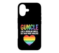 Fabulous Guncle LGTBQ Oncle Gay Rainbow Coque pour iPhone 17