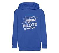 Fabulous Hoodie Sweat à Capuche Enfant Future Pilote d'avion Métier de Rêve Ciel - Premium