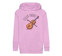 Fabulous Hoodie Sweat à Capuche Enfant Rose Cello There Violoncelle Musique Musicien Instrument - Premium