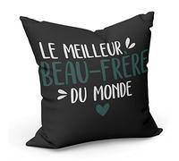 Fabulous Housse de Coussin 40 x 40 cm Le Meilleur Beau-Frère du Monde Famille Idée Cadeau