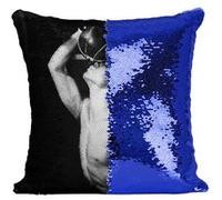 Fabulous Housse de Coussin à Sequin - Paillettes Bleu Alvin Ailey Danse Contemporaine Boxer 1961 [40 x 40 cm] Bleu G