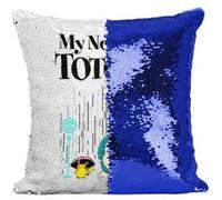 Fabulous Housse de Coussin à Sequin - Paillettes Bleu Ronflex Mon Voisin Totoro [40 x 40 cm] Bleu G
