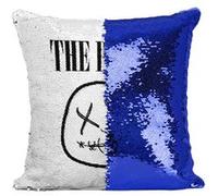 Fabulous Housse de Coussin à Sequin - Paillettes Bleu The Purge - Nirvana [40 x 40 cm] Bleu G