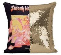 Fabulous Housse de Coussin à Sequin - Paillettes Doré Black Sabbath Bloody Sabbath [40 x 40 cm] Doré G