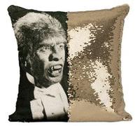 Fabulous Housse de Coussin à Sequin - Paillettes Doré Film Docteur Jekyll and Mister Hyde 5 [40 x 40 cm] Doré G