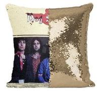 Fabulous Housse de Coussin à Sequin - Paillettes Doré Keef Hartley Band Dog Soldier [40 x 40 cm] Doré G