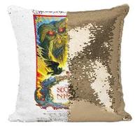 Fabulous Housse de Coussin à Sequin - Paillettes Doré le Secret de Nimh Dessin Animé Enfants [40 x 40 cm] Doré G