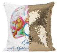 Fabulous Housse de Coussin à Sequin - Paillettes Doré Queen Freddie Mercury A Night at the Opera [40 x 40 cm] Doré G