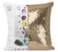 Fabulous Housse de Coussin à Sequin - Paillettes Doré Queen Freddie Mercury Innuendo [40 x 40 cm] Doré G