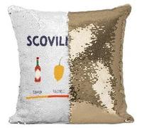 Fabulous Housse de Coussin à Sequin - Paillettes Doré Scoville Scale - Ma Copine [40 x 40 cm] Doré G