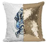 Fabulous Housse de Coussin à Sequin - Paillettes Doré Space Rocker [40 x 40 cm] Doré G