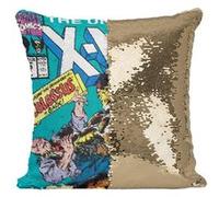 Fabulous Housse de Coussin à Sequin - Paillettes Doré X Men Marvel Couverture BD Vintage Comics [40 x 40 cm] Doré G