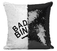 Fabulous Housse de Coussin à Sequin - Paillettes Noir Bada Bing! The Sopranos [40 x 40 cm] Noir G