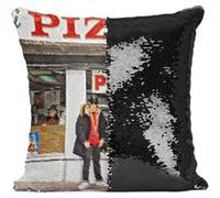Fabulous Housse de Coussin à Sequin - Paillettes Noir Beastie Boys In NYC [40 x 40 cm] Noir G
