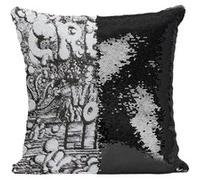 Fabulous Housse de Coussin à Sequin - Paillettes Noir Cream Eric Clapton Wheels Of Fire [40 x 40 cm] Noir G