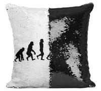Fabulous Housse de Coussin à Sequin - Paillettes Noir Evolution VR Games [40 x 40 cm] Noir G