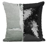 Fabulous Housse de Coussin à Sequin - Paillettes Noir Marilyn Monroe Actrice 14 [40 x 40 cm] Noir G