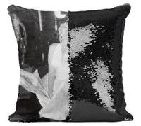 Fabulous Housse de Coussin à Sequin - Paillettes Noir Marilyn Monroe Robe Metro [40 x 40 cm] Noir G