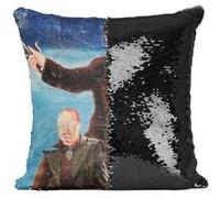 Fabulous Housse de Coussin à Sequin - Paillettes Noir The Matrix Affiche Film [40 x 40 cm] Noir G