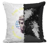 Fabulous Housse de Coussin à Sequin - Paillettes Noir Universe is your to Expand [40 x 40 cm] Noir G