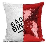 Fabulous Housse de Coussin à Sequin - Paillettes Rouge Bada Bing! The Sopranos [40 x 40 cm] Rouge G