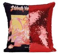 Fabulous Housse de Coussin à Sequin - Paillettes Rouge Black Sabbath Bloody Sabbath [40 x 40 cm] Rouge G