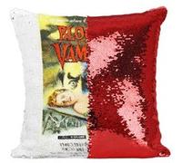 Fabulous Housse de Coussin à Sequin - Paillettes Rouge Blood of the Vampire Cinéma Vintage [40 x 40 cm] Rouge G