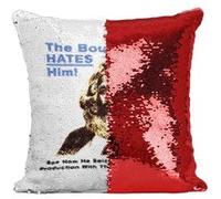 Fabulous Housse de Coussin à Sequin - Paillettes Rouge Bourgeoise Karl Marx Meme [40 x 40 cm] Rouge G