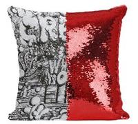 Fabulous Housse de Coussin à Sequin - Paillettes Rouge Cream Eric Clapton Wheels Of Fire [40 x 40 cm] Rouge G