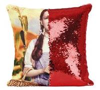 Fabulous Housse de Coussin à Sequin - Paillettes Rouge Judy Garland Actrice 1 [40 x 40 cm] Rouge G